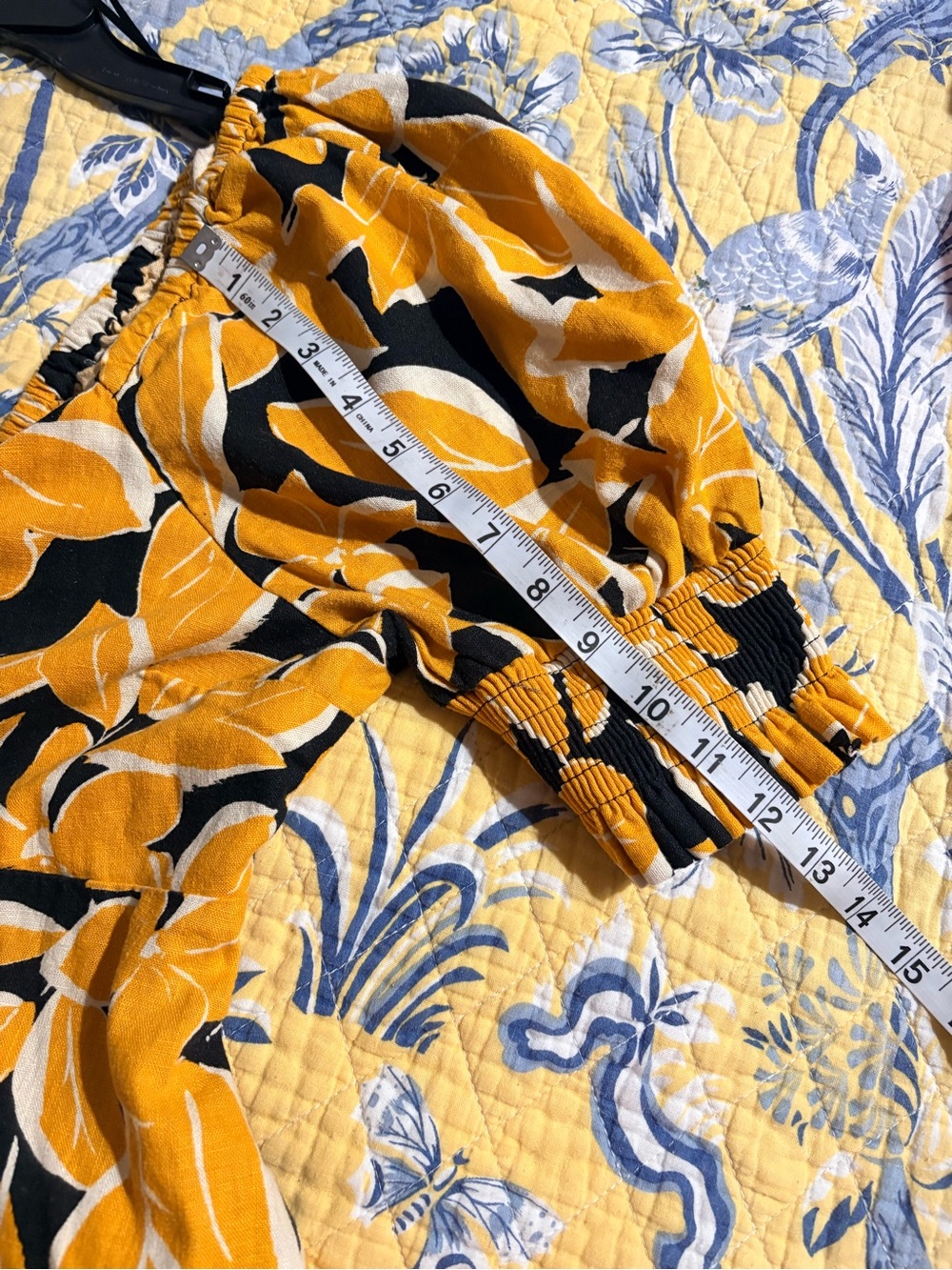 Who What Wear Yellow and Black Floral Midi Dress Sz XL - Picture 7 of 11